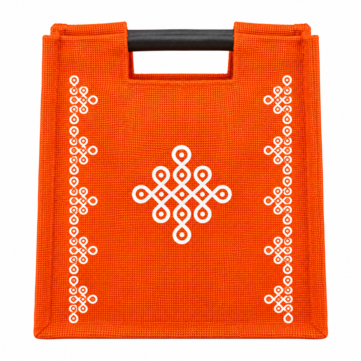 Kolam Jute Bag Orange